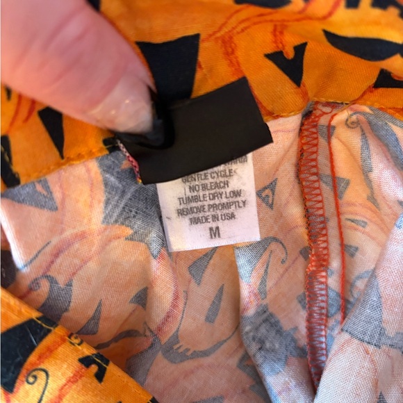 Retrolicious Modcloth Halloween Pumpkin Print Cotton Skater Skirt - Picture 4 of 5